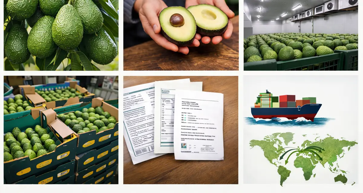 Avocado consignment inspected and certified under KEPHIS phytosanitary requirements before export from Kenya