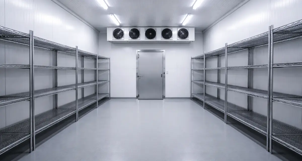 Temperature-controlled cold storage facility used in avocado cold chain management at JKIA, Nairobi