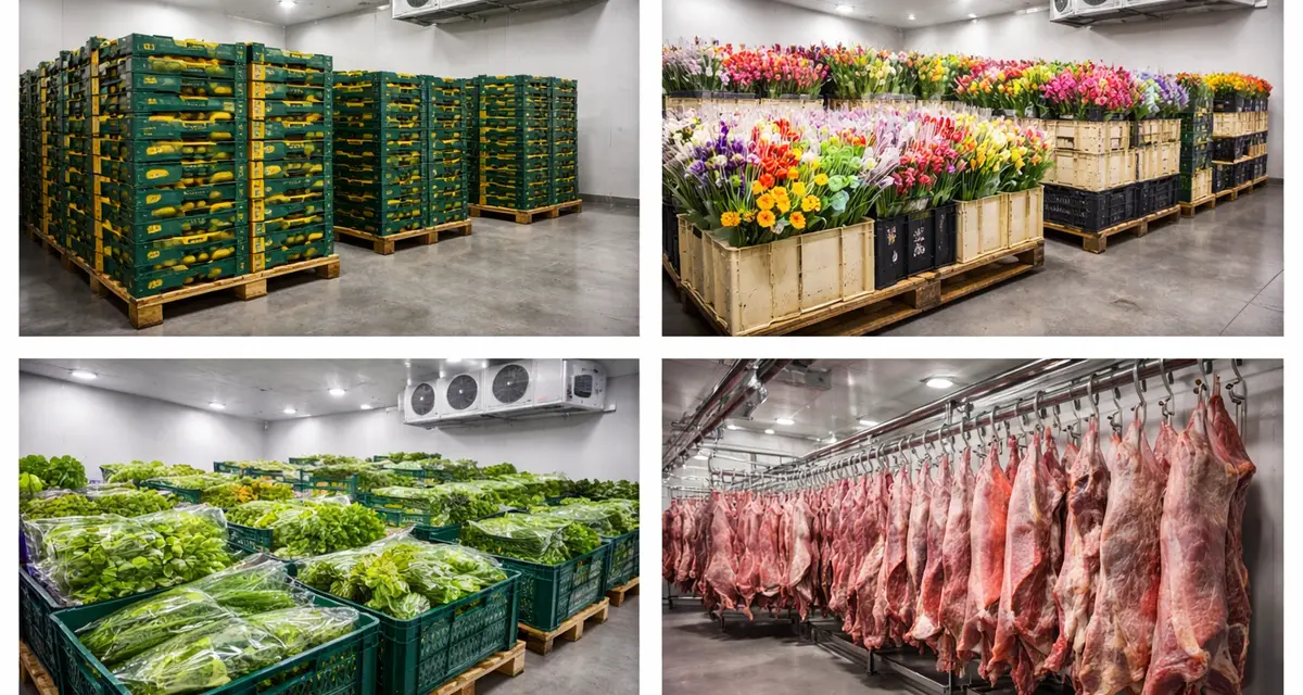 Cold storage facility at JKIA Freight Road used by fresh produce exporters in Nairobi