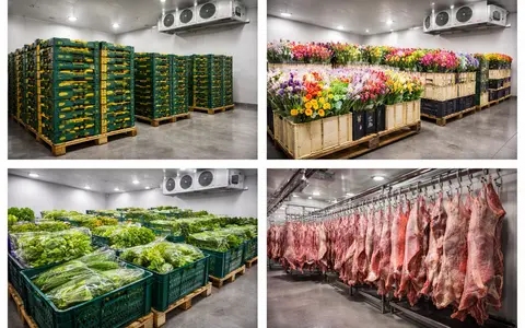 Cold storage facility at JKIA Freight Road used by fresh produce exporters in Nairobi